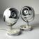 Mid-century white desk lamps, 1960s, set of 2