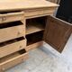 Enfilade in solid raw oak from the 19th century.