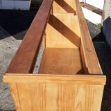 Pine bookcase (251 x 49 x height 288 cm)