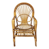 Rattan armchair 60'