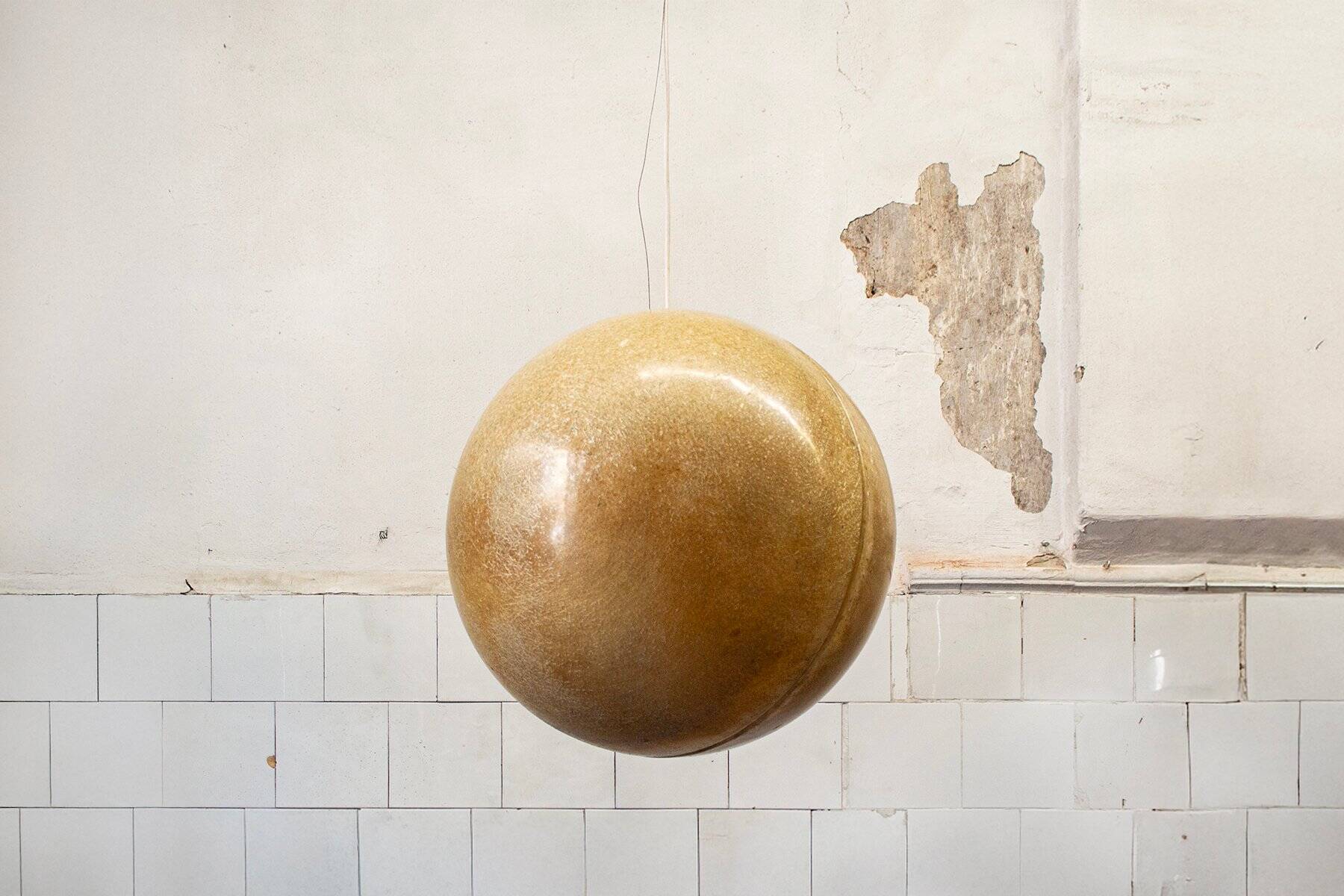 Space Age fibreglass chandelier by Luci Italia, Italy, 1960s