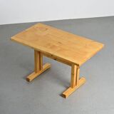Solid pine table, Les Arcs, France