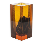 Vase, Jiří Šuhájek, Exbor, 1980s, Czechoslovakia