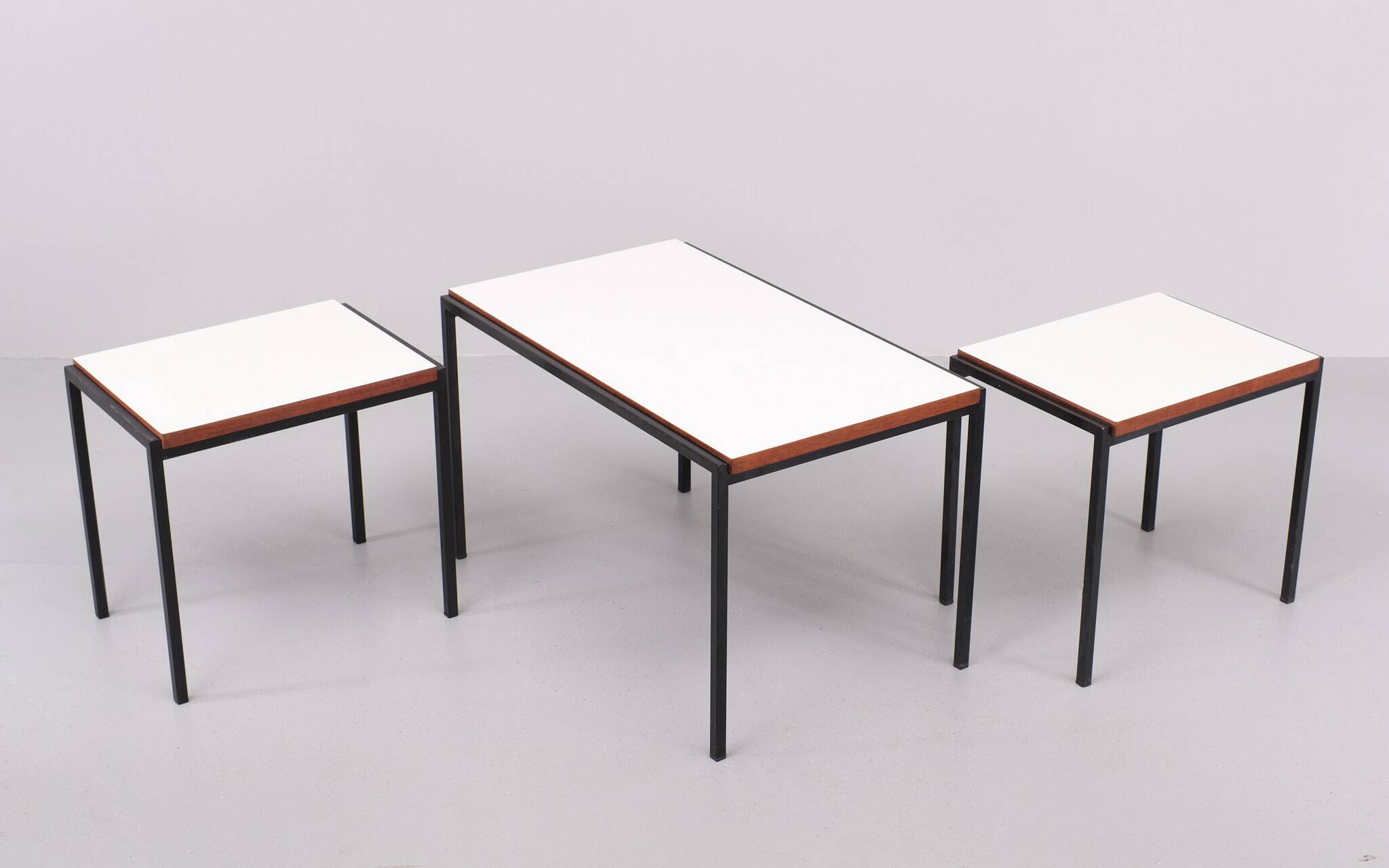 Pastoe nesting tables Cees Braakman ''Japan series'' 1960s Holland