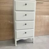High chest of drawers with 4 original vintage drawers from the 1950s