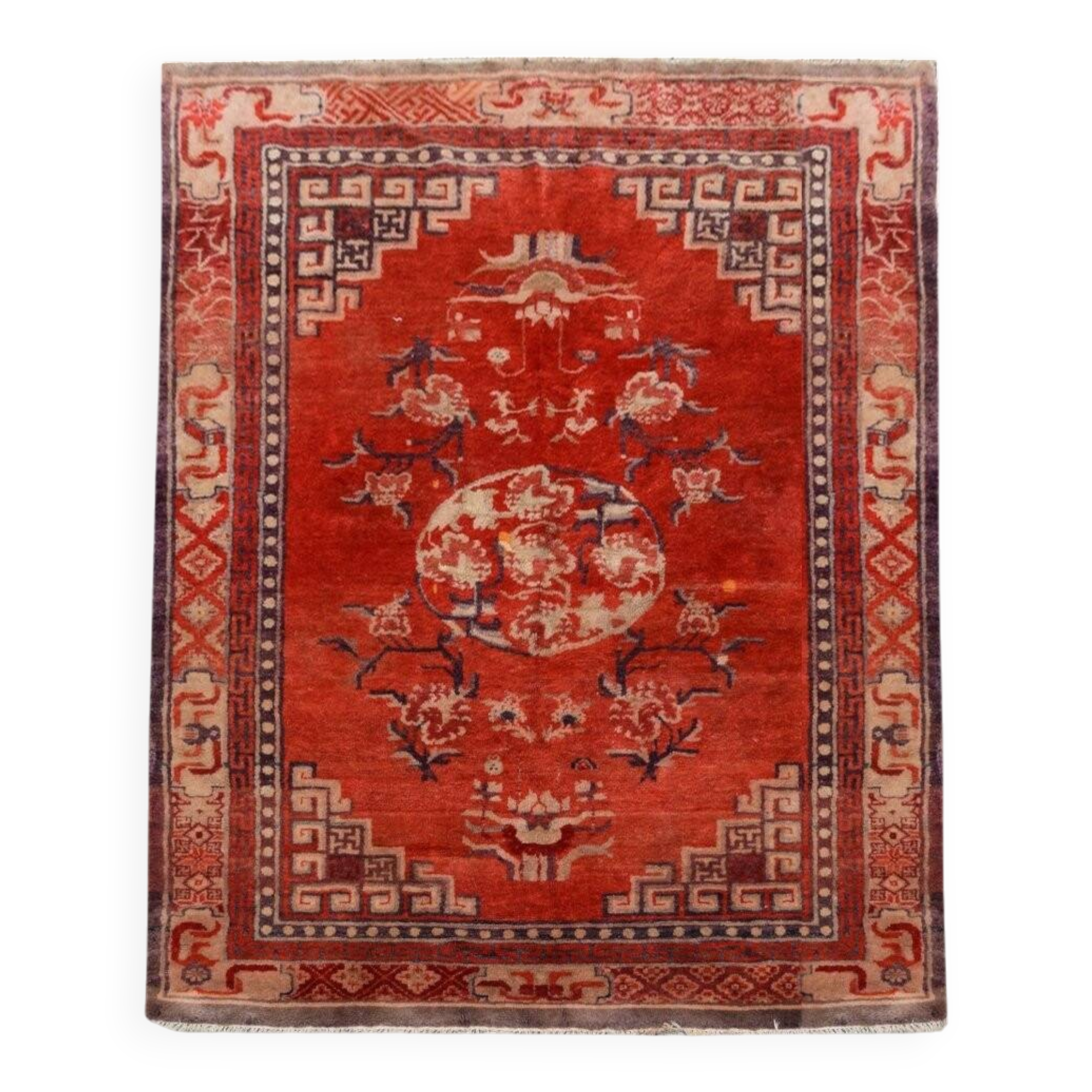 Tibetan or ancient Chinese carpet