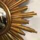 Sunny gilded wooden mirror 58x58cm