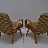Set of two armchairs by Jaroslav Šmídek for TON, 1960s.