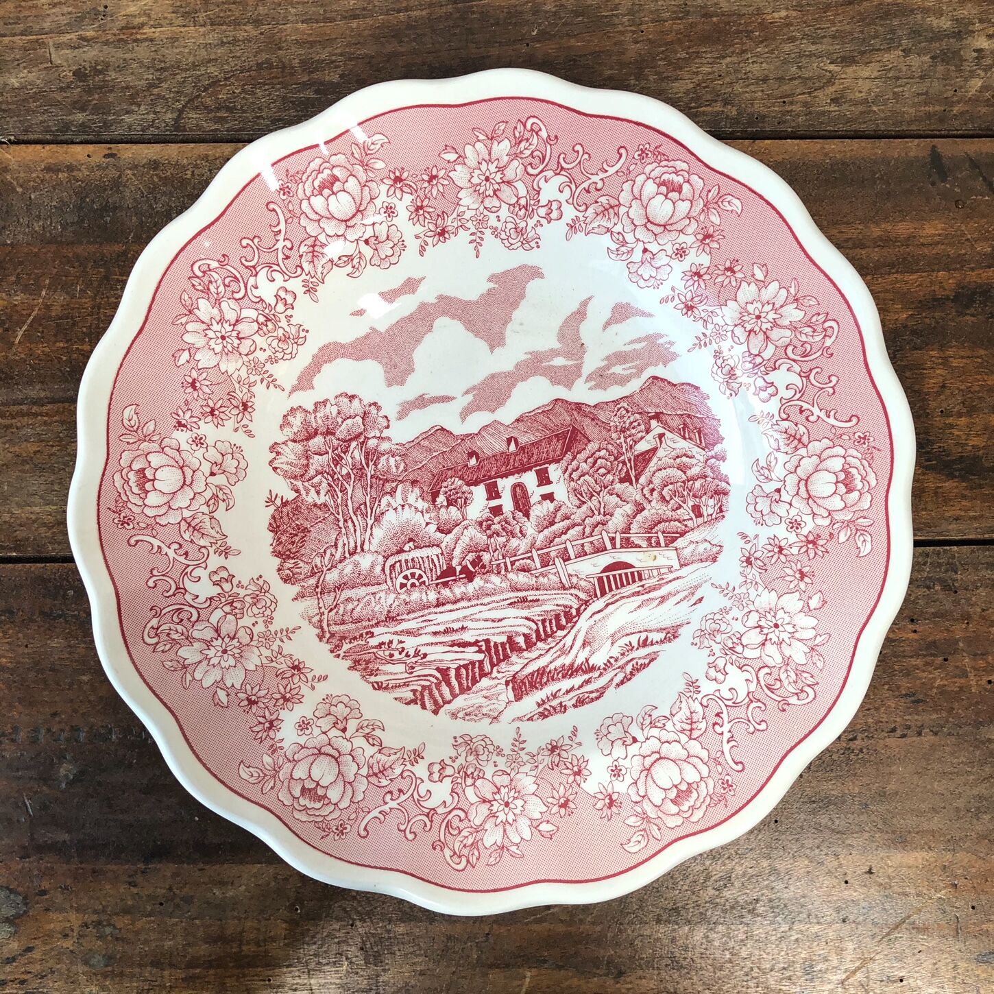 6 hollow plates, made in Italy