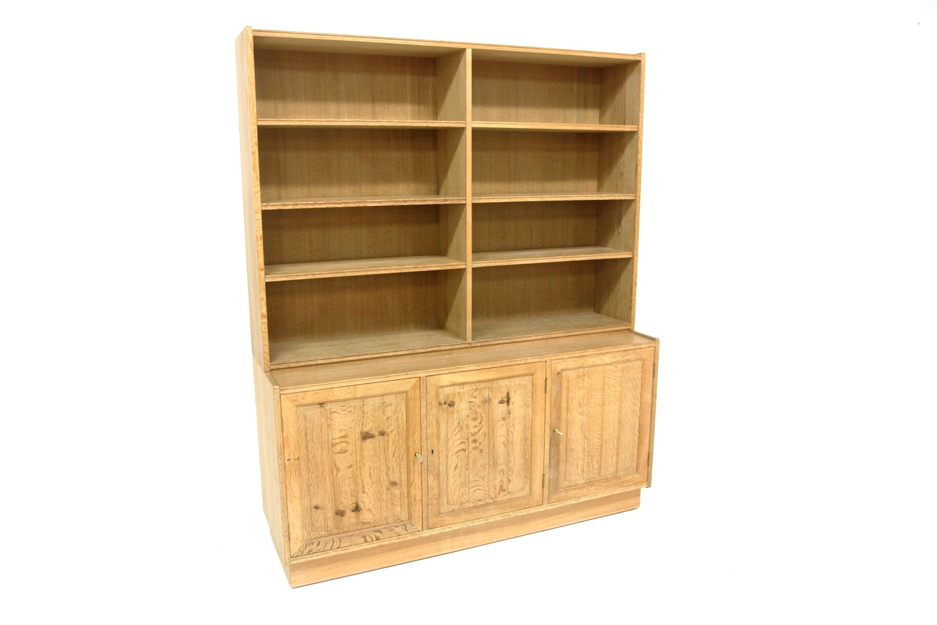 Oak chest of drawers-bookcase, Sweden, 1960