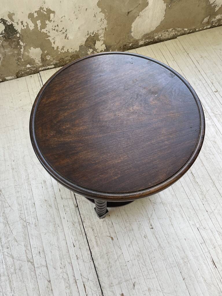 Table d’appoint brutaliste style Dudouyt