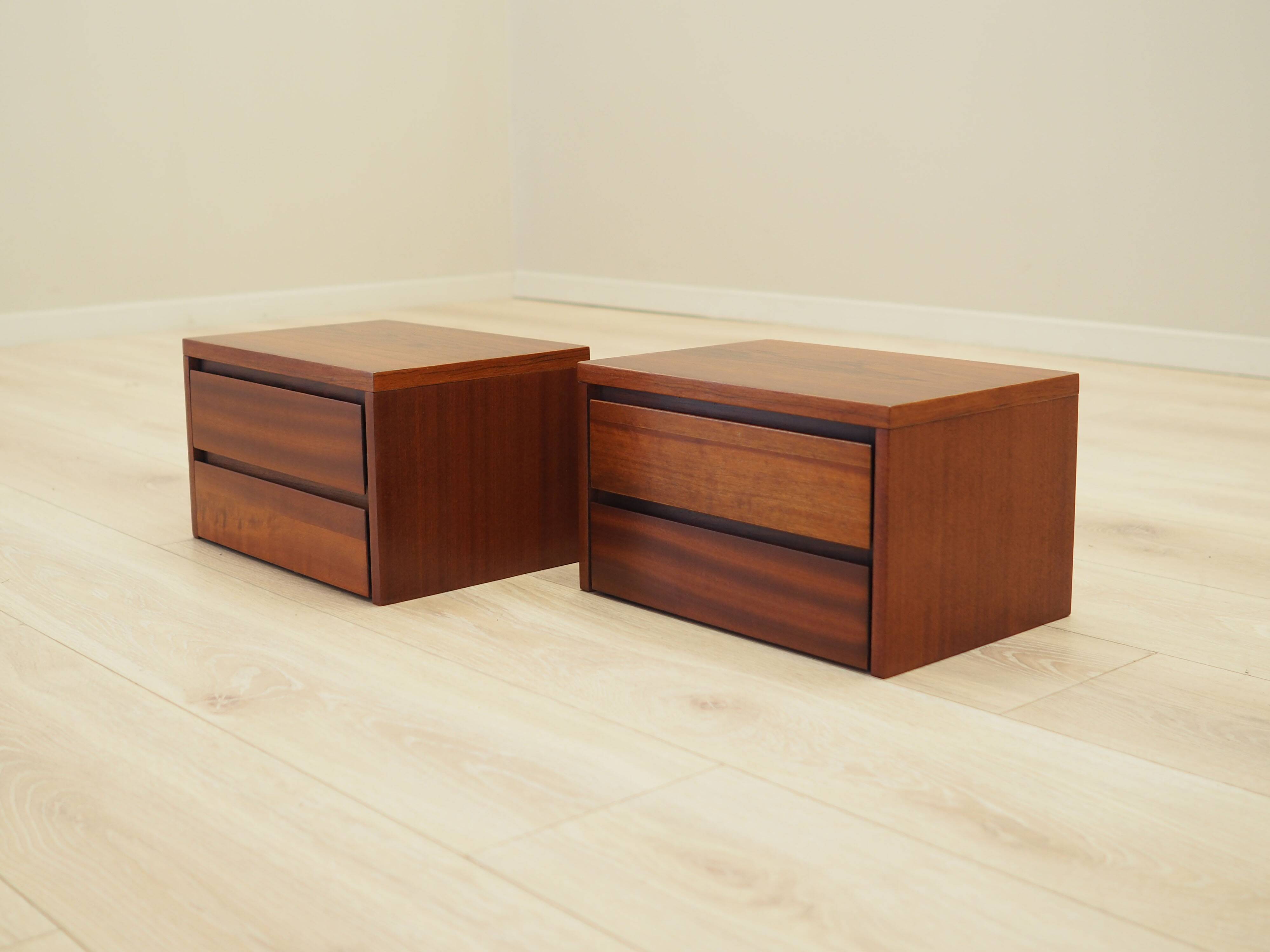 Set of two wall cabinets, Danish design, 1970s, production: Denmark