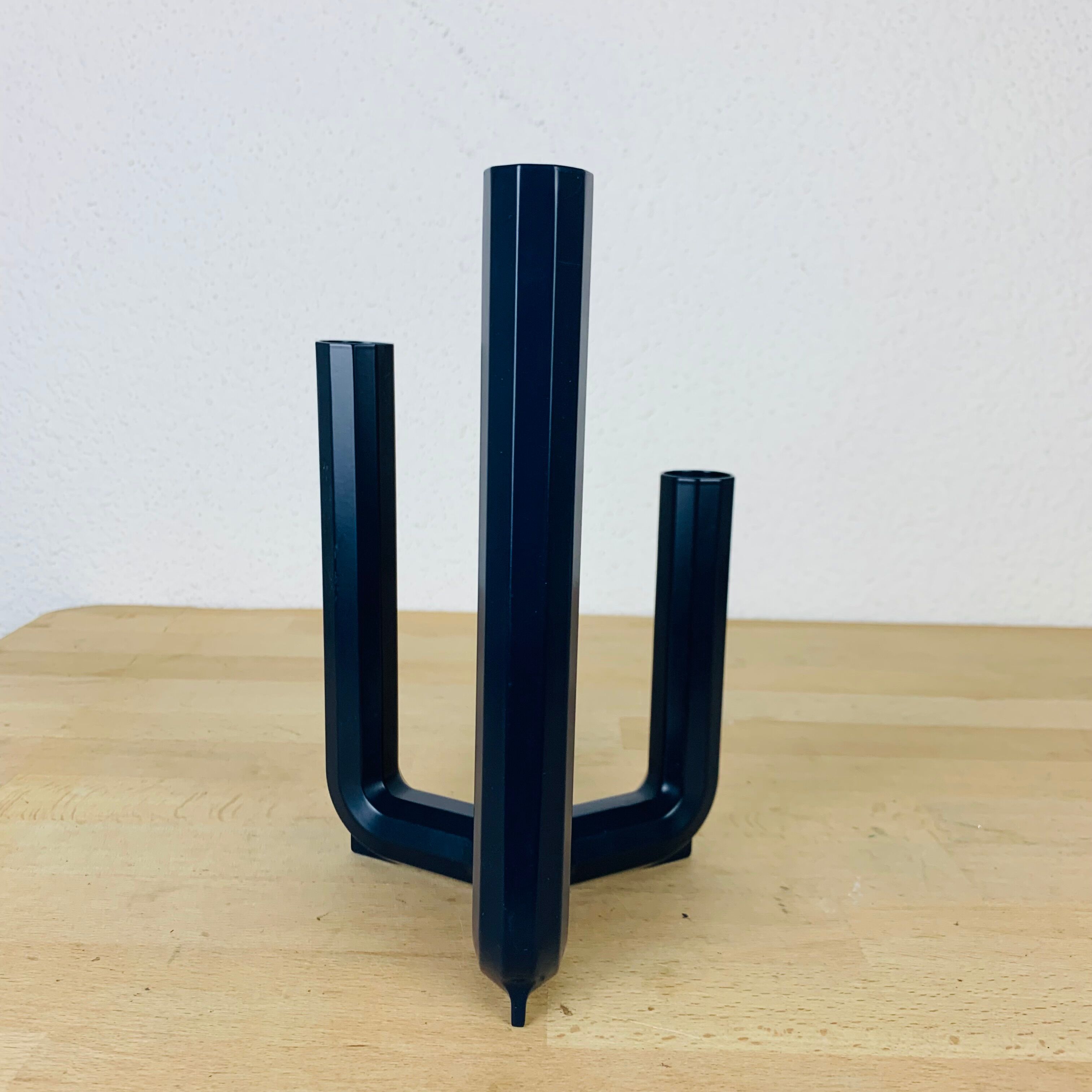 Design candle holder Henrik Preutz, PS 2017, for Ikea metal blue