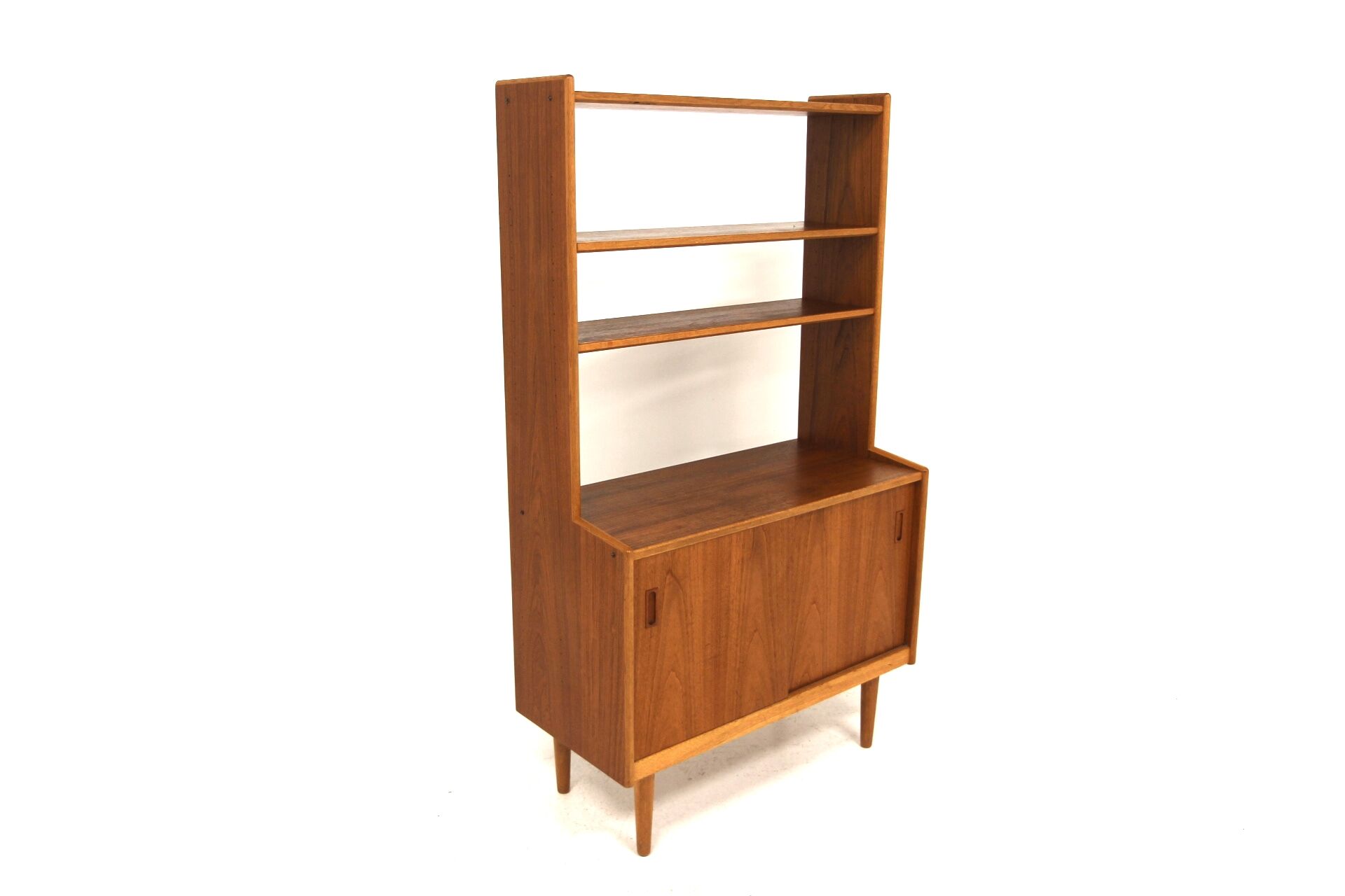 Scandinavian teak bookcase, Breo, Oderljunga, Sweden, 1960