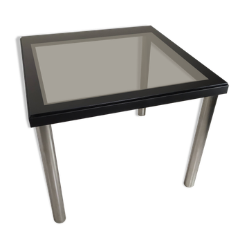 Vintage chrome square table