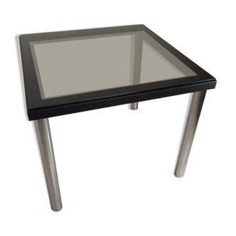 Vintage chrome square table