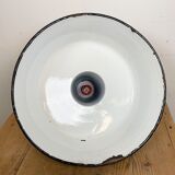 Industrial Green Enamel Factory Pendant Lamp, 1960s