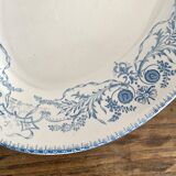 Boch Frères Rubis model ironstone oval dish