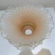 Old vintage opaline pink light orange shade