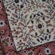Handmade vintage Indian Agra rug 71cm x 142cm, 1960s