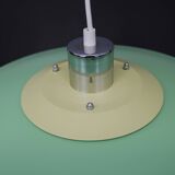 Superbe suspension de Design Light modèle Lux - couleur verte, jaune et bleue - Danemark 1980
