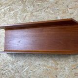 60s 70s teak wall shelf shelf Pedersen & Hansen Viby J. Denmark Design