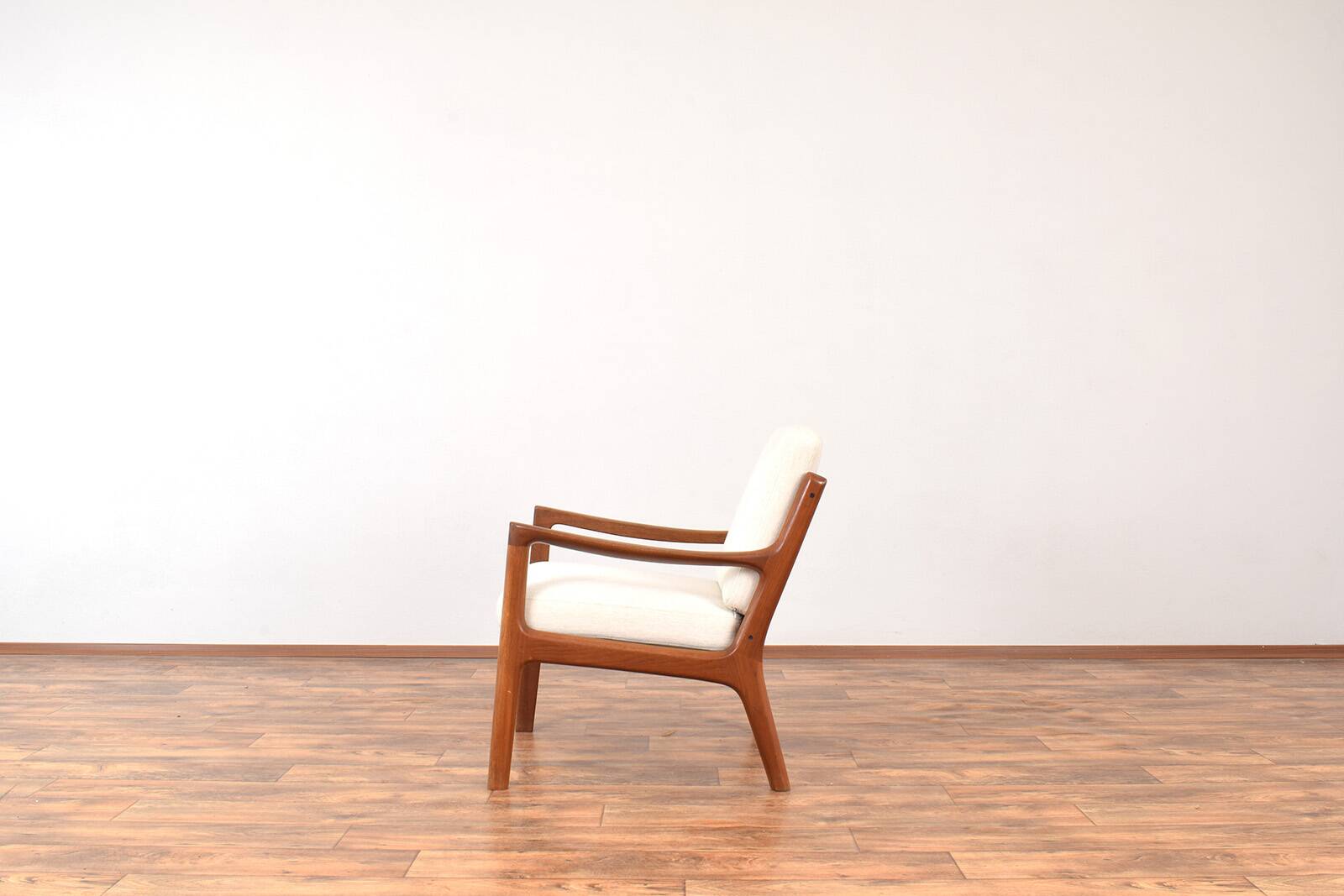 Mid-Century Teak Senator Lounge Chair by Ole Wanscher for Cado, 1960s.