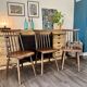 Trio de chaises bistrot fanett d'Ilmari Tapiovaara