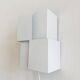 Geometric Square Wall Lamp By J.J.M. Hoogervorst For Anvia Nederland, The Netherlands, 1960S