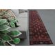 1970s Vintage Turkish Handmade Wool & Cotton Pink Runner Rug 84x392