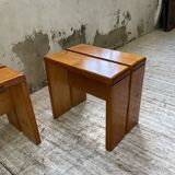 Les Arcs stools and table  1960