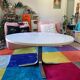 70s retractable coffee table