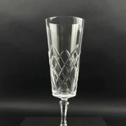 6 flûtes à champagne en cristal de Lorraine