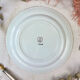 Round golden yellow dish l'amandinoise 7894