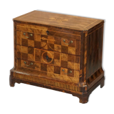 Rare commode with continental marquetry parquetry circa 1780