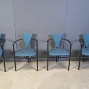 Vintage dining chairs by Belgochrom, set of 4 - 1980s
