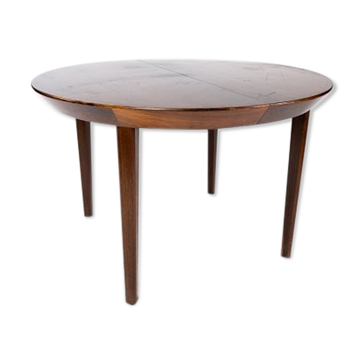 Dining table in rosewood of danish design from the 1960s.