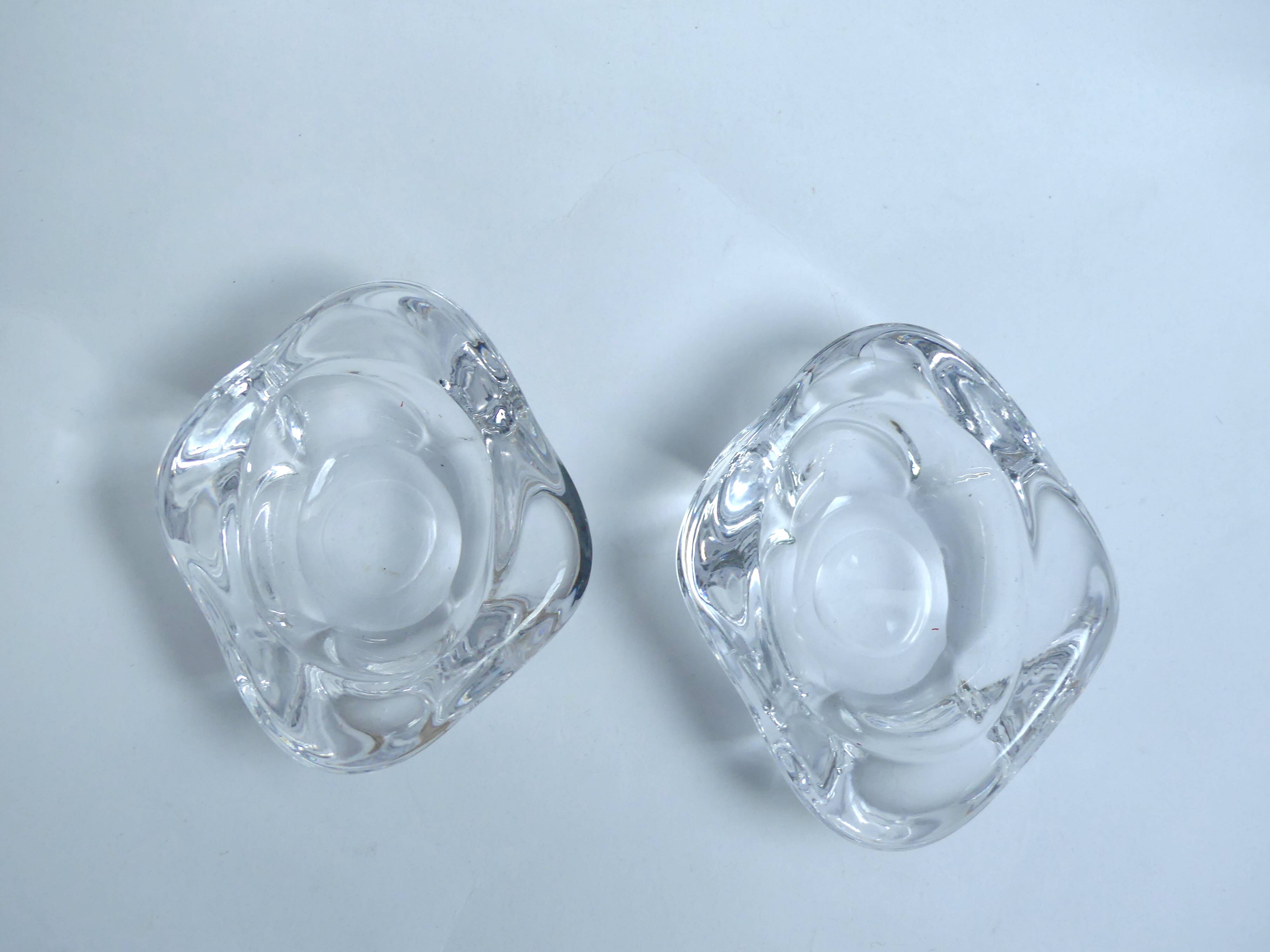 Bayel crystal candle holders