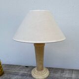 Beige alabaster art deco lamp