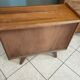 Commode vintage rotin et chene annèes 60