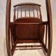 Rocking chair 50s in solid wood