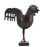 Brutalist metal bird, 80s