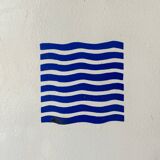 Panneau en émail industriel Vintage européen, décoration Architecture