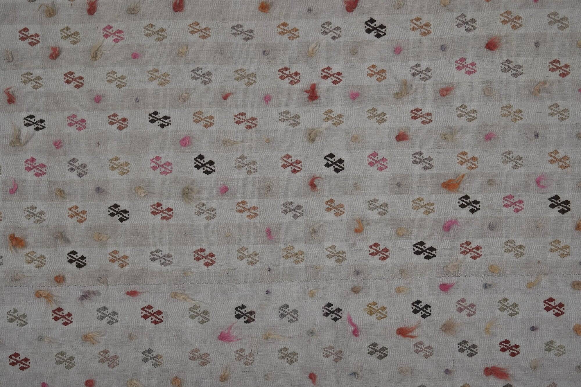 Kilim turc vintage tissé main 144x260 cm