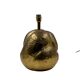 Organic modern brass table Lamp, Tommaso Barbi Italy 1970