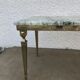 Table basse marbre et bronze doré