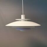 Large hanging lamp by Danish Form-Light 1980s. Multiple layers of shades.