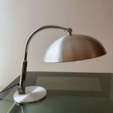 Hala desk lamp model 144 Busquet silver grey 1950s