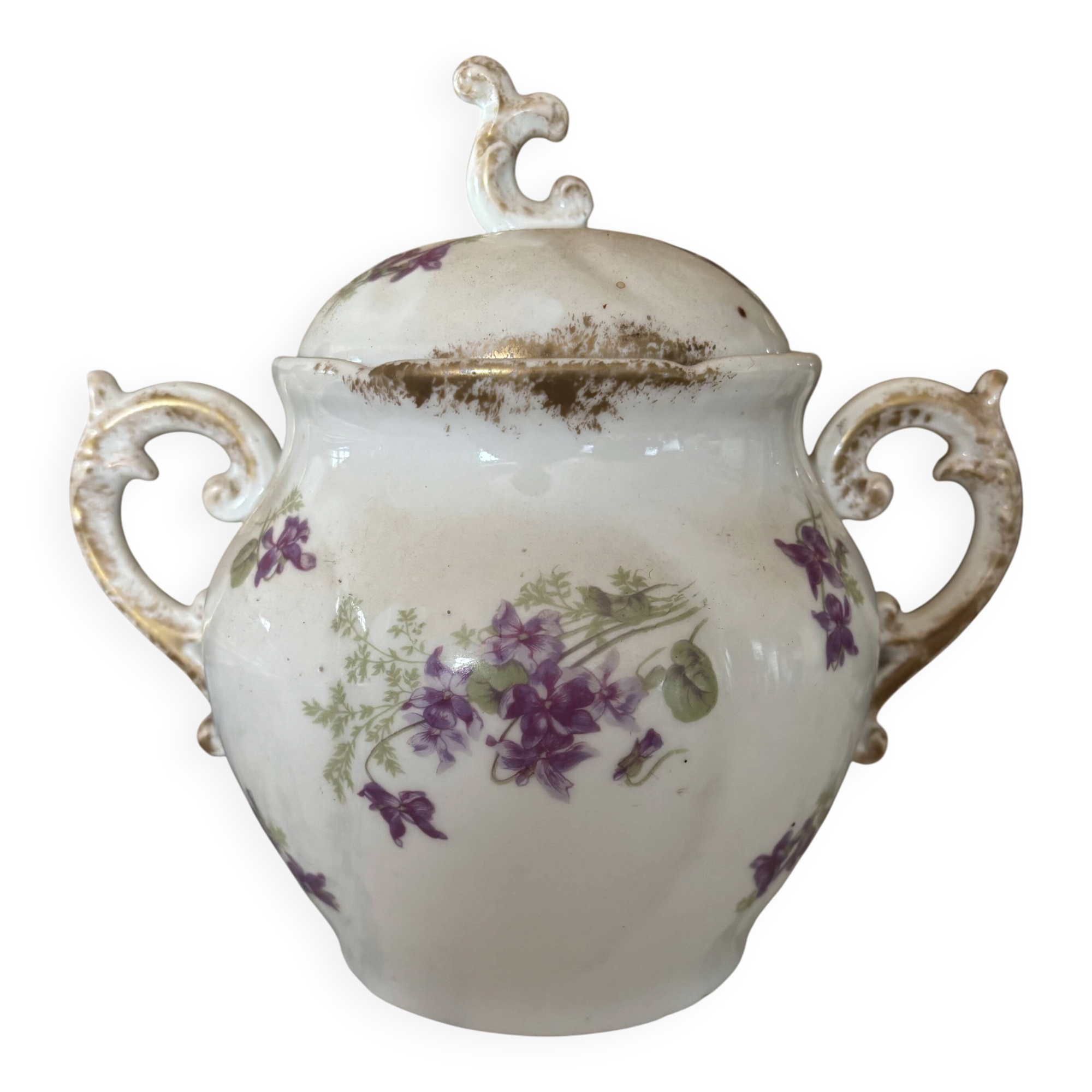 Sucrier en porcelaine