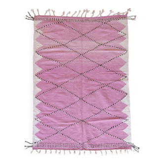Pink Kilim Rug - 245 x 171 cm
